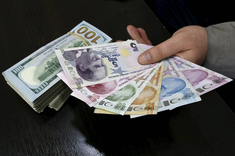 أسعار صرف العملات الرئيسية مقابل الليرة التركية 