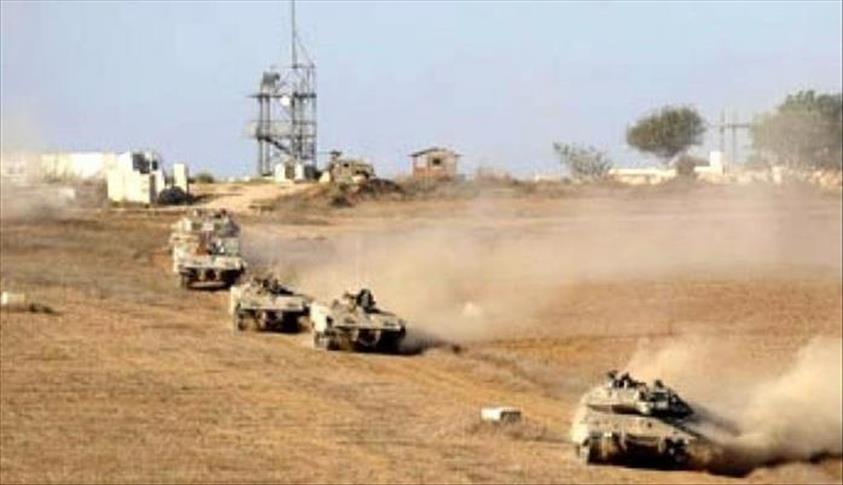 إسرائيل تنشر قوات كبيرة ودبابات على حدود غزة