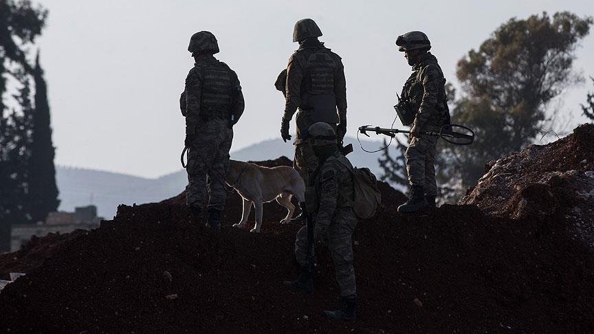 استشهاد جندي تركي بانفجار قنبلة مصنوعة يدويا في عفرين