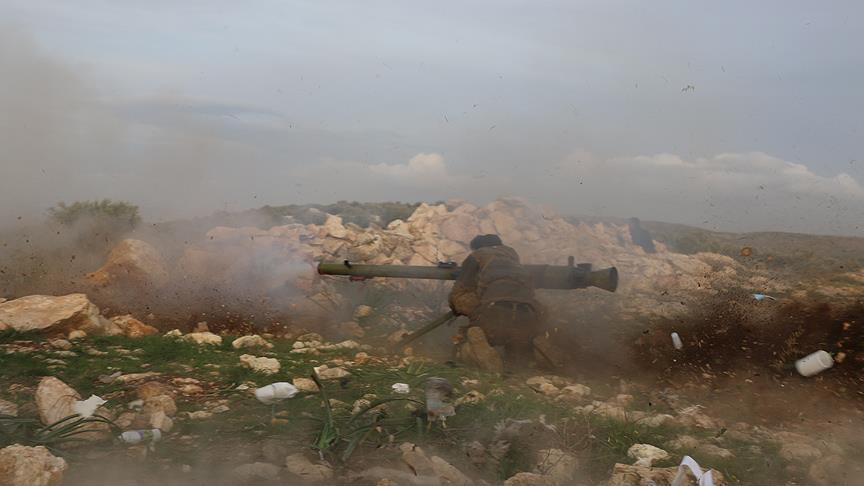 الجيش التركي يقصف مواقع لـ"ب ي د" الإرهابي في عفرين