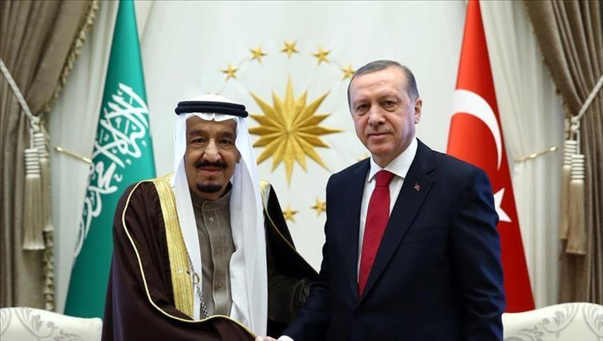العاهل السعودي وولي العهد يهنئان الرئيس أردوغان بـ"عيد النصر"