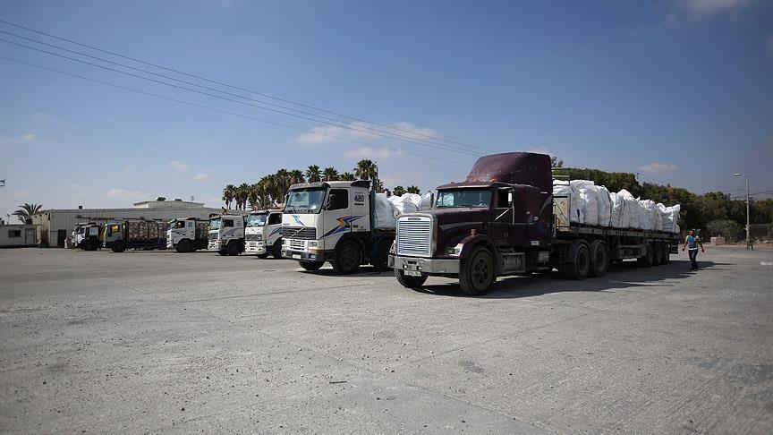 "القطاع الخاص" يوقف التنسيق لإدخال البضائع لغزة الثلاثاء المقبل