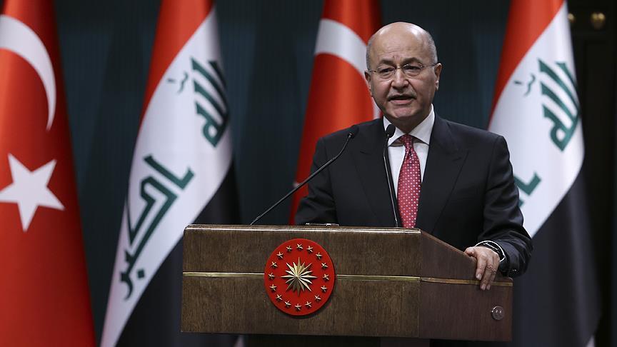 برهم صالح: العراق يريد شراكة وتعاونا استراتيجيا مع تركيا