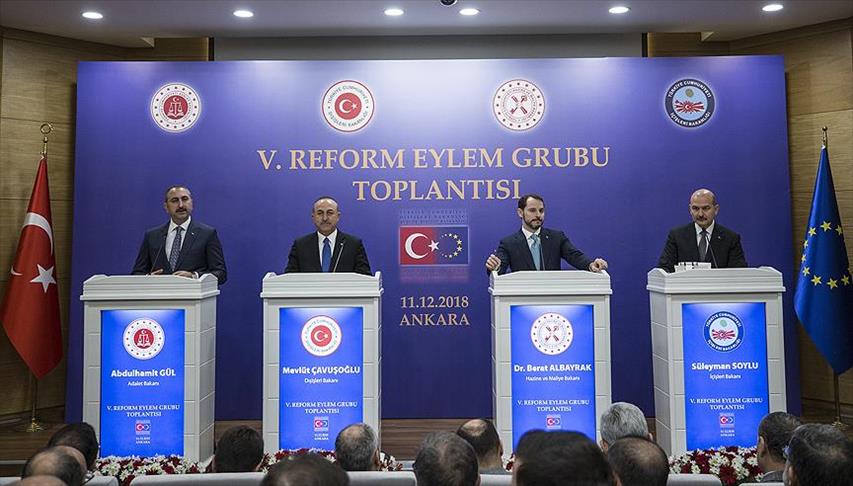 بيان تركي: تحديث الاتحاد الجمركي مع أوروبا يصب في مصلحة الطرفين