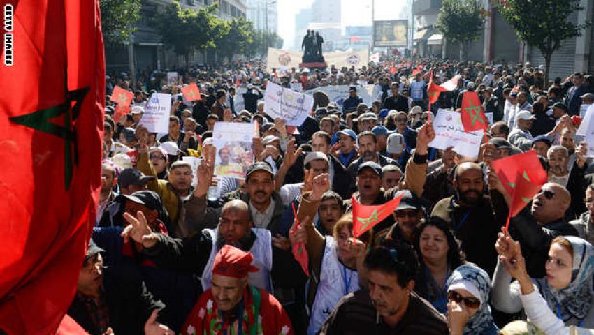 تواصل الاحتجاجات في مدن وقرى مغربية 