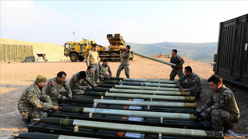 صواريخ تركية محلية الصنع تستهدف الإرهابيين في عفرين
