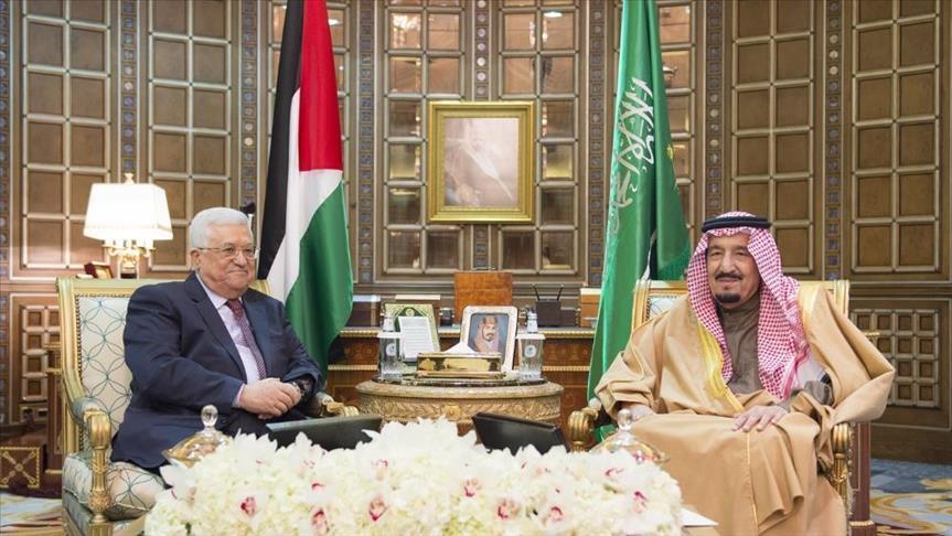 عباس والملك سلمان يبحثان في الرياض التطورات بشأن القدس