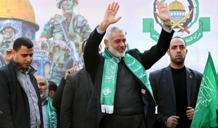 هنية رئيسًا للمكتب السياسي لحركة حماس خلفًا لمشعل